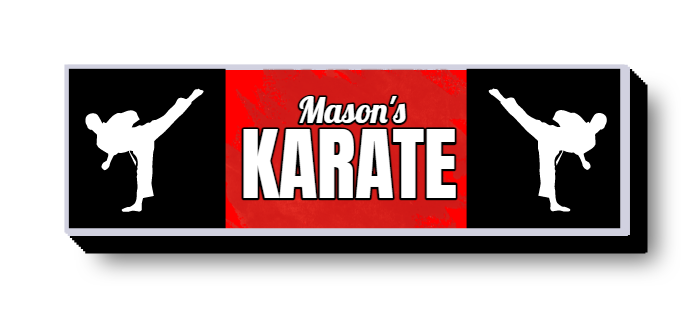 Mason's Karate Lit Decor Sign