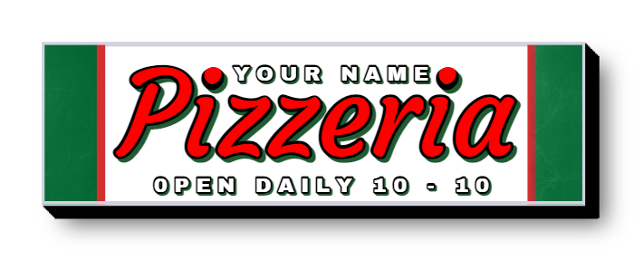 Pizzeria Lit Decor Sign