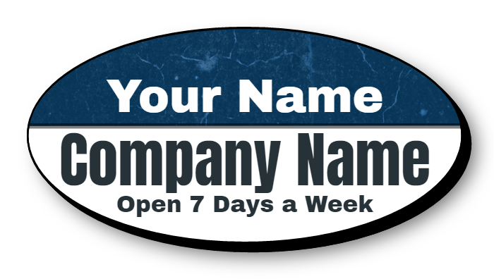 Company Name Lit Shape Sign