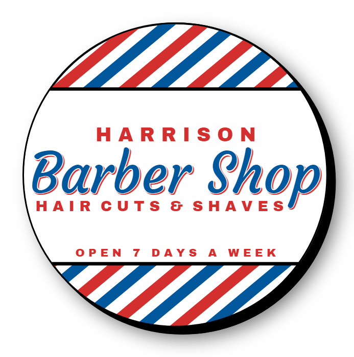 Barber Shop Lit Shape Sign