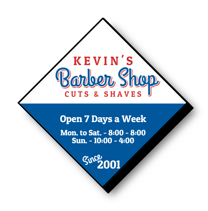 Barber Shop Lit Decor Sign