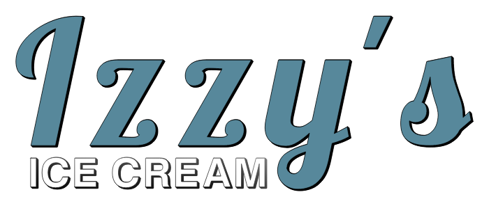 Izzy's Ice Cream Halo Lit Channel Letters