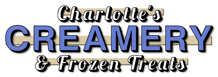 Charlotte's Creamery & Frozen Treats Face Lit Channel Letters on Raceway