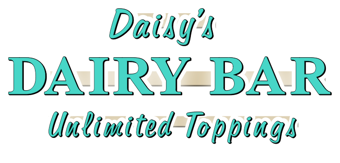 Daisy's Dairy Bar Halo Lit Channel Letters on Raceway