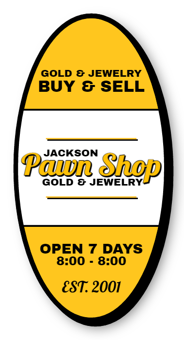 Pawn Shop Single Face Lit Shaped Cabinet Sign