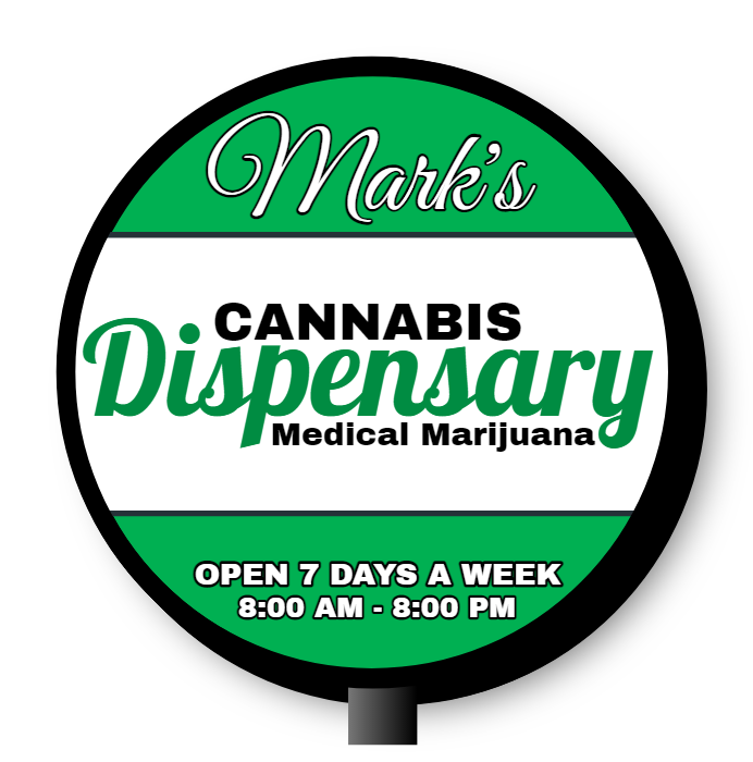 Dispensary Double Faced Lit Shaped Cabinet Sign