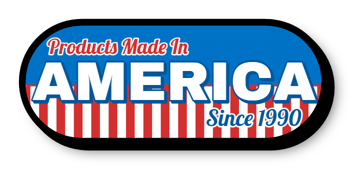 America Single Face Lit Shaped Cabinet Sign