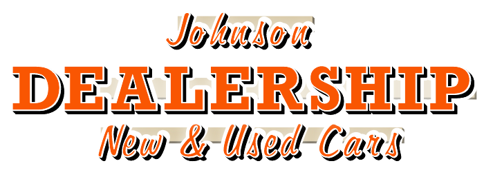 Johnson Dealership New & Used Cars Face & Halo Lit Channel Letters on Raceway
