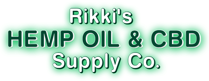 Rikki's Hemp Oil & CBD Supply Co. Halo Lit Channel Letters