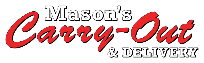 Mason's Carry-Out & Delivery Halo Lit Channel Letters