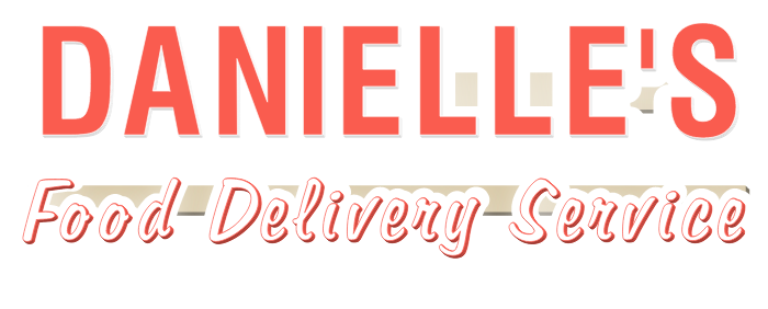 Danielle's Food Delivery Service Halo Lit Channel Letters on Raceway