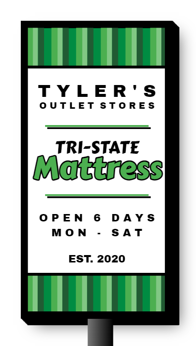 Tri-State Mattress Double Faced Lit Cabinet Sign