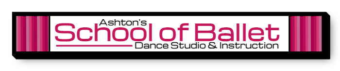 School of Ballet Single Face Lit Cabinet Sign