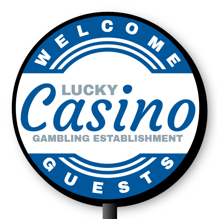 Casino Double Faced Lit Shaped Cabinet Sign