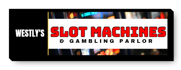 Westley's Slot Machines Single Face Lit Cabinet Sign