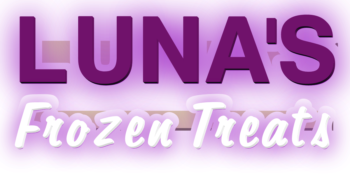 Luna's Frozen Treats Halo Lit Channel Letters