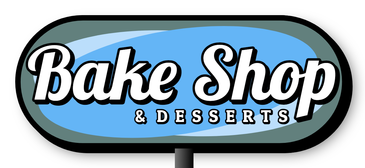 Bake Shop Double Faced Lit Shaped Cabinet Sign