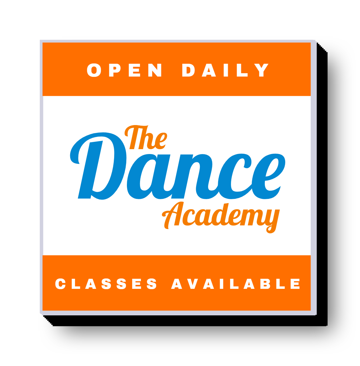 The Dance Academy Lit Decor Sign