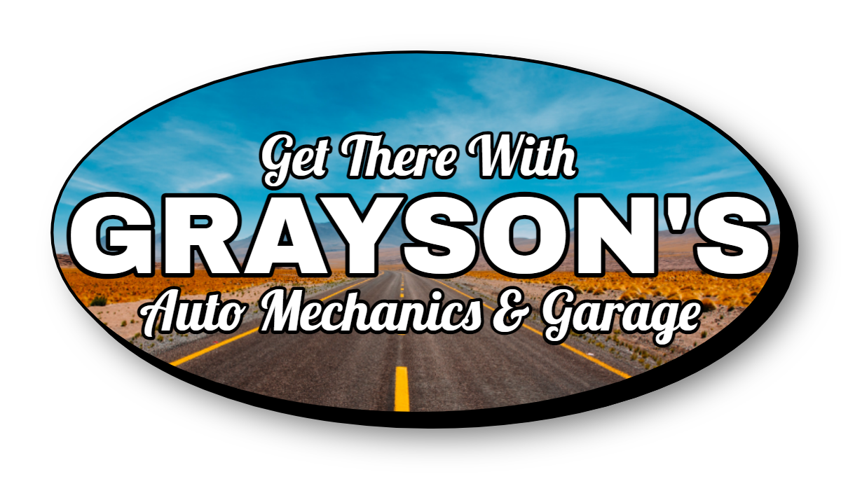 Grayson's Auto Mechanics & Garage Lit Shape Sign