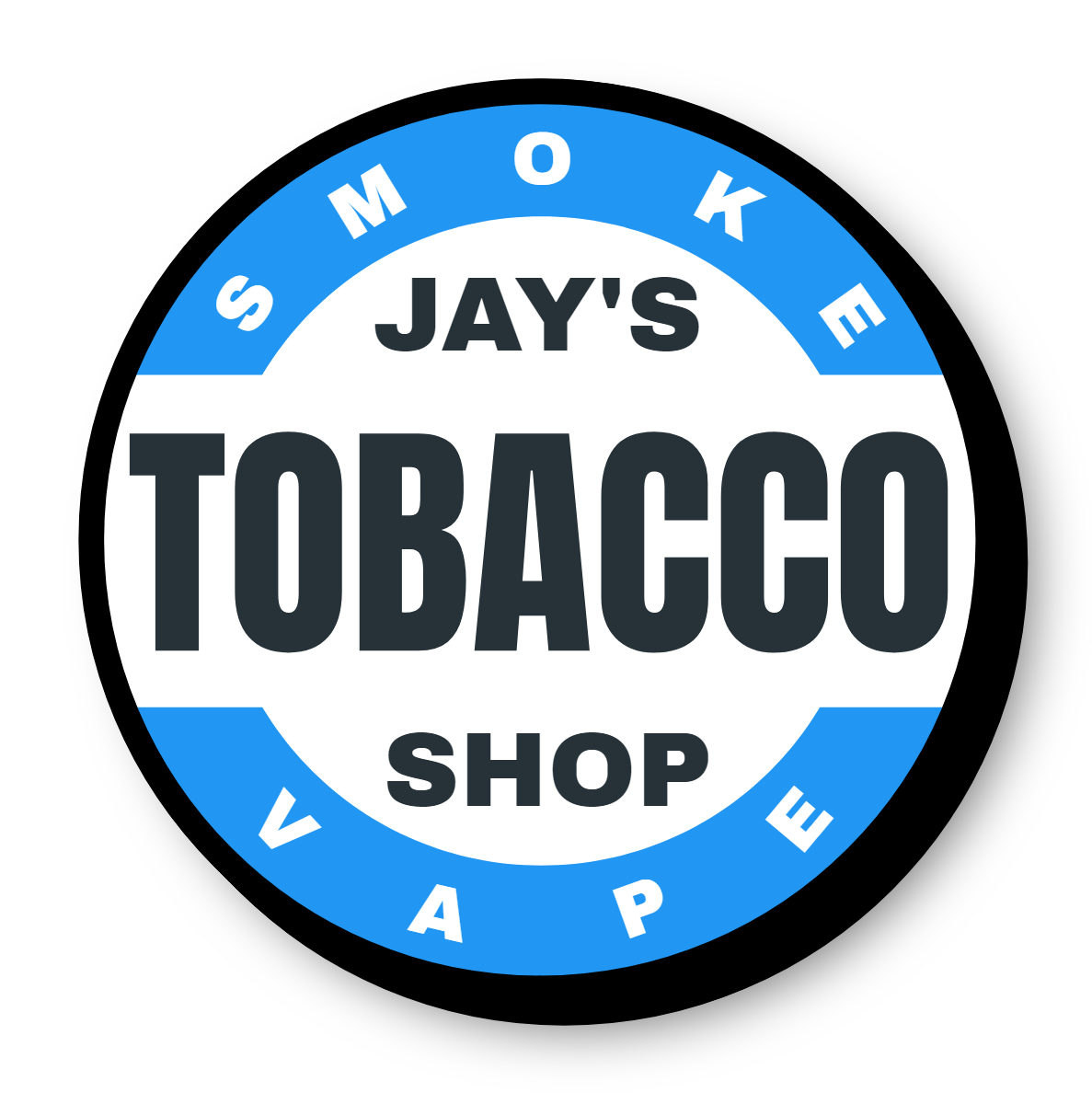 Tobacco Single Face Lit Shaped Cabinet Sign