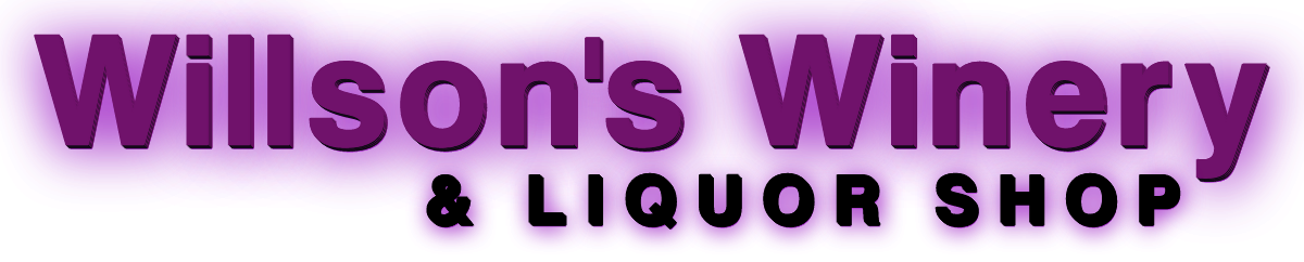 Willson's Winery & Liquor Shop Halo Lit Channel Letters