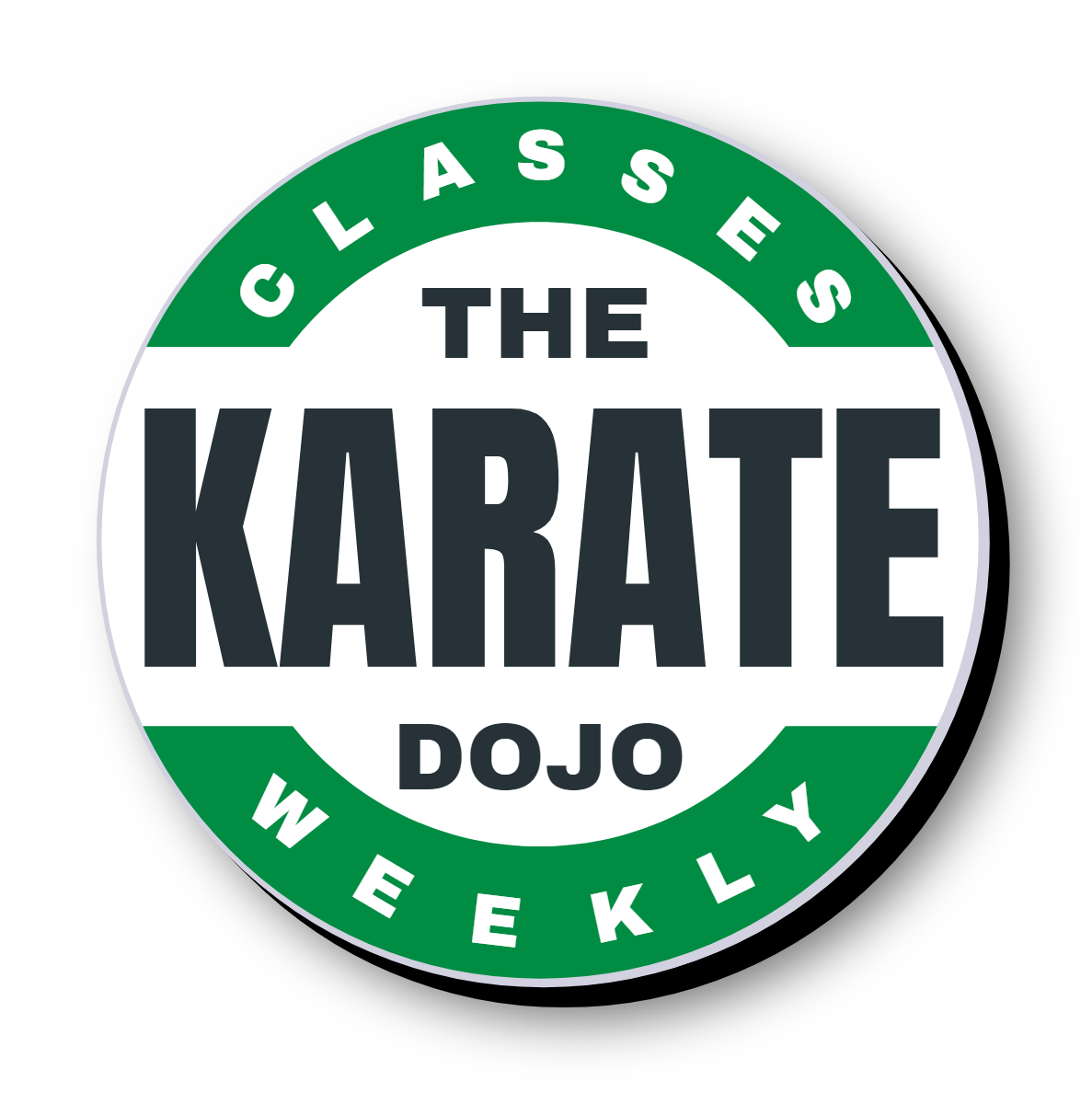 Karate Lit Shape Sign