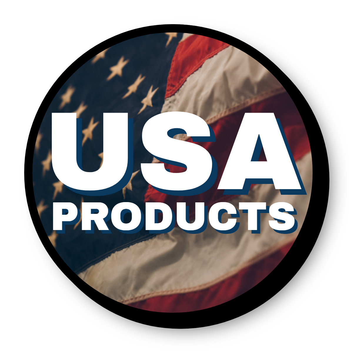 USA Products Single Face Lit Shaped Cabinet Sign