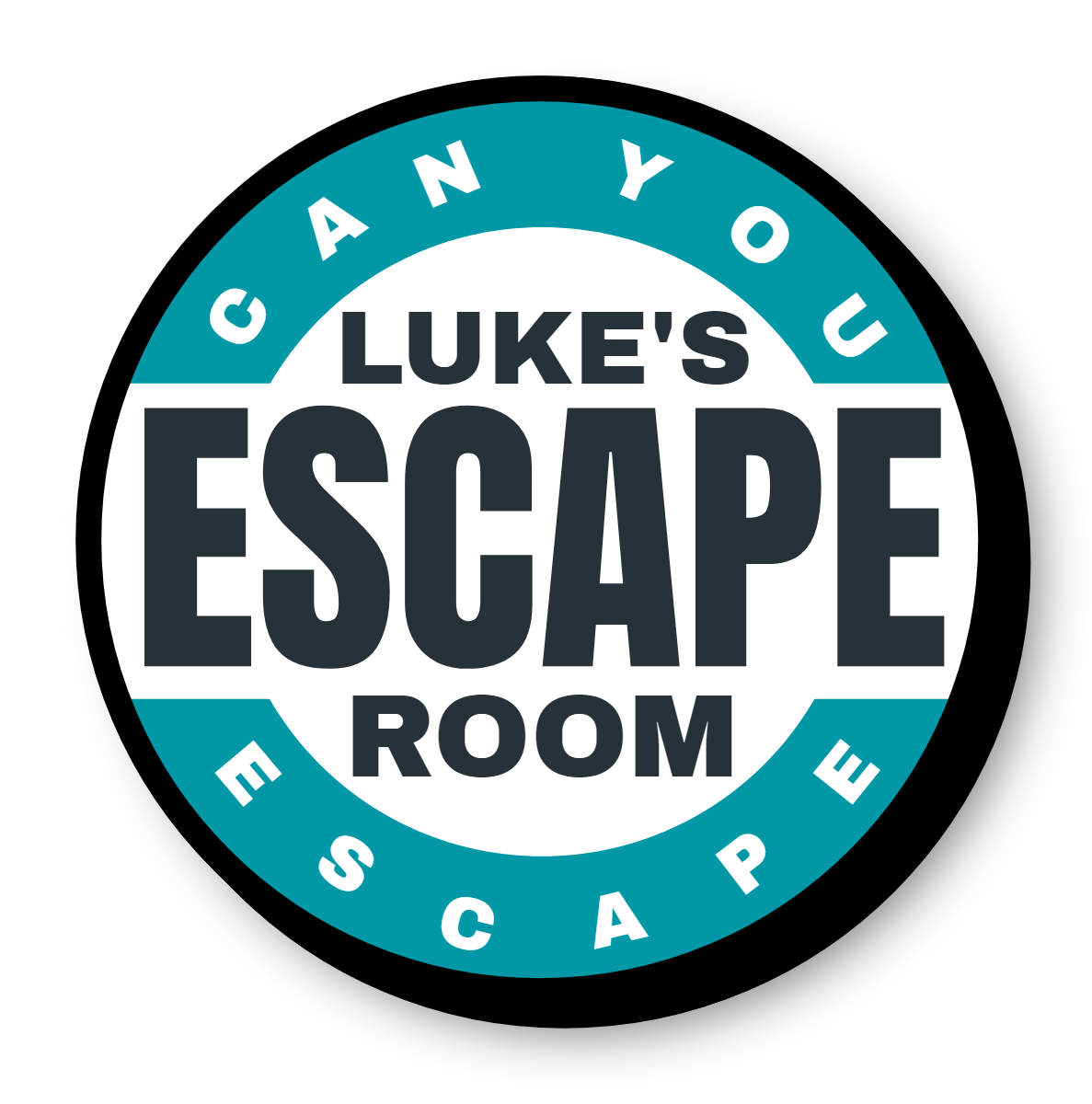 Escape Single Face Lit Shaped Cabinet Sign