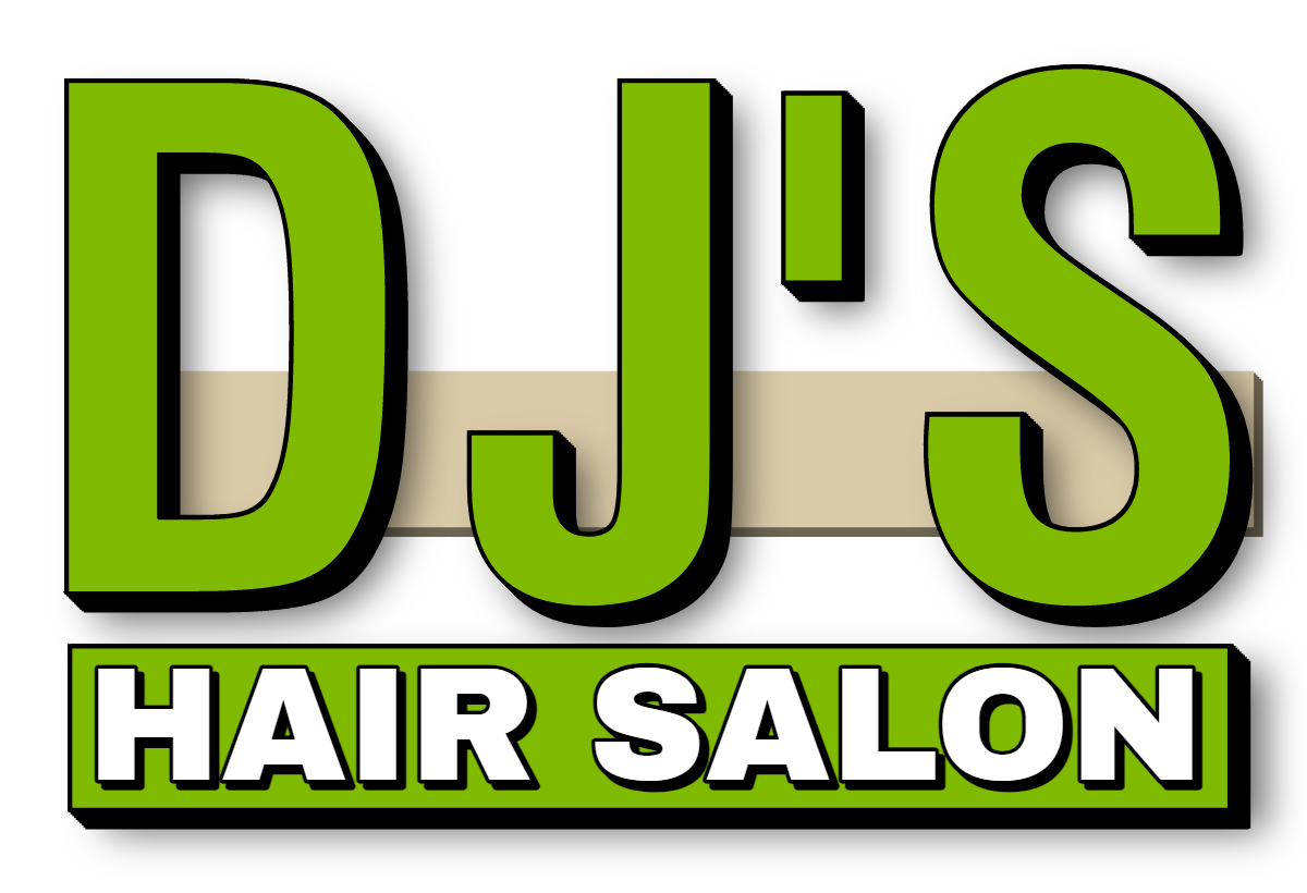 DJ's Hair Salon Face Lit Channel Letters & Shape on Raceway