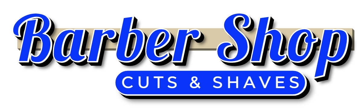 Barber Shop Face Lit Channel Letters & Shape on Raceway