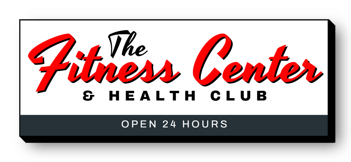 The Fitness Center & Health Club Lit Shape Sign