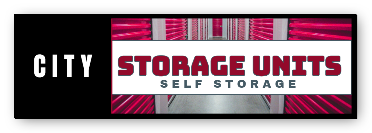 City Storage Units Self Storage Single Face Lit Cabinet Sign