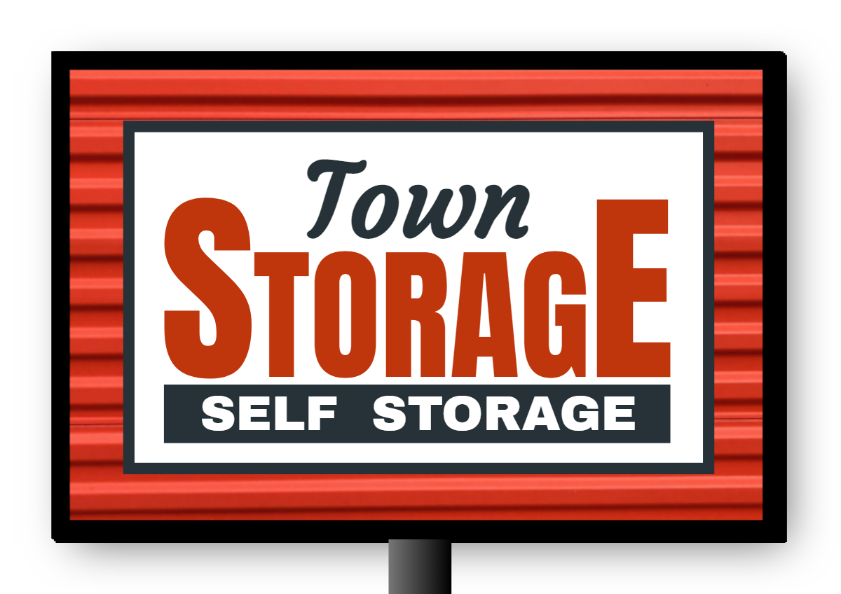 Town Storage Self Storage Double Faced Lit Cabinet Sign