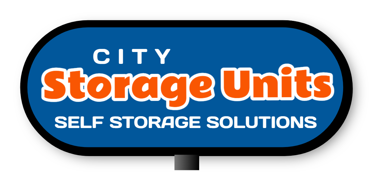 City Storage Units Self Storage Solutions Double Faced Lit Shaped Cabinet Sign