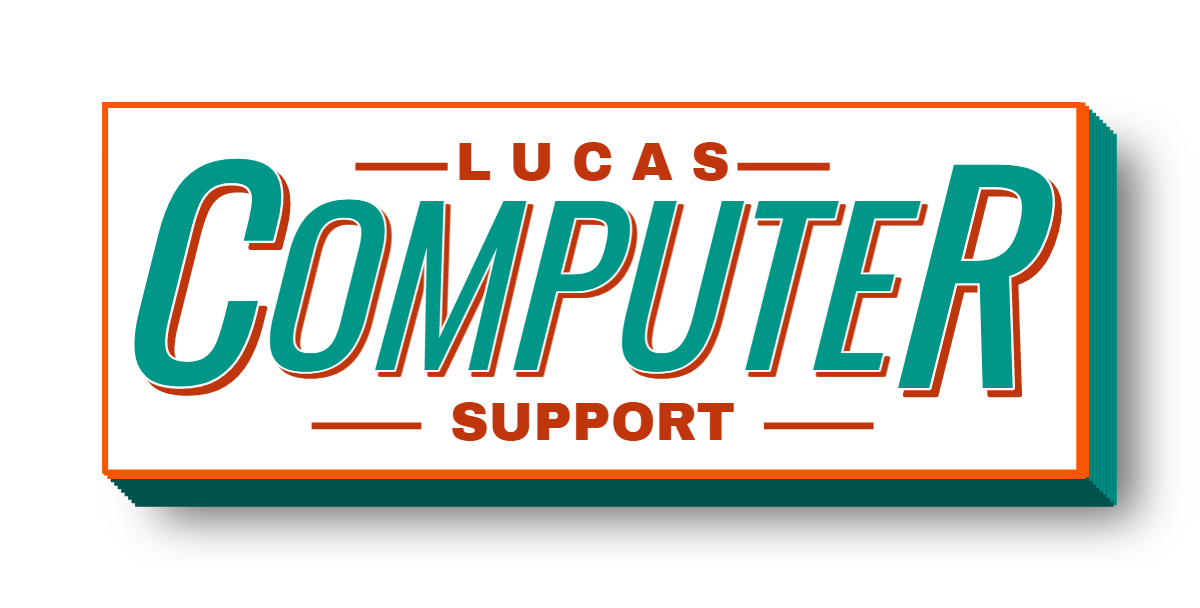 Lucas Computer Support Lit Decor Sign