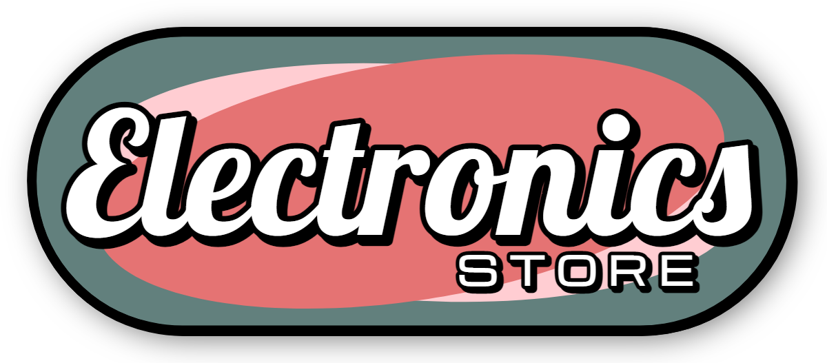 Electronics Store Single Face Lit Shaped Sign