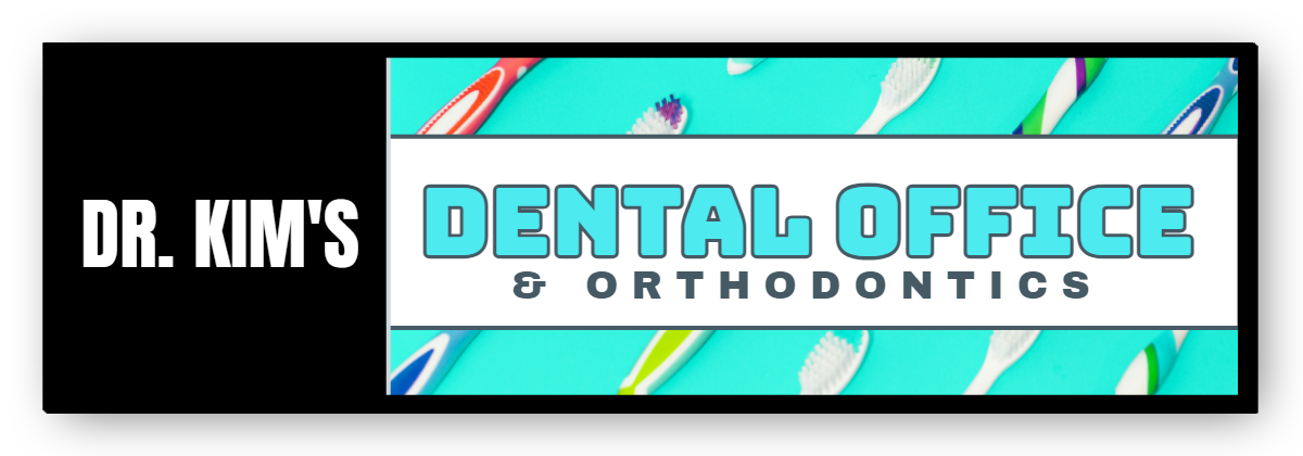 Dr. Kim's Dental Office & Orthodontics Single Face Lit Cabinet Sign