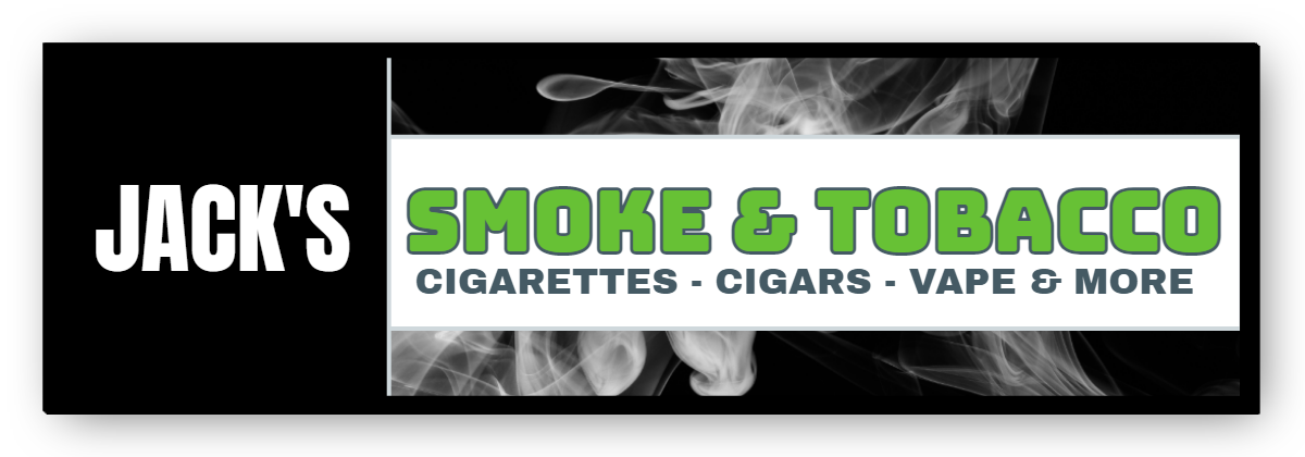 Jack's Smoke & Tobacco Single Face Lit Cabinet Sign