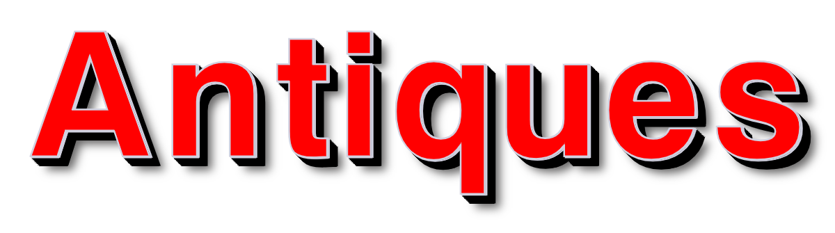 Antiques Channel Letter Sign lit with LEDs