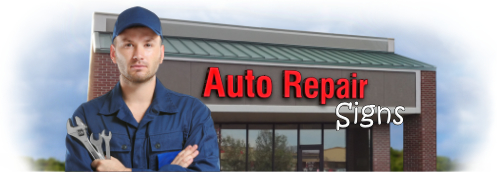 auto repair sign design