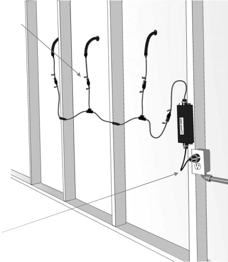 Plug-n-play power installation for channel letters