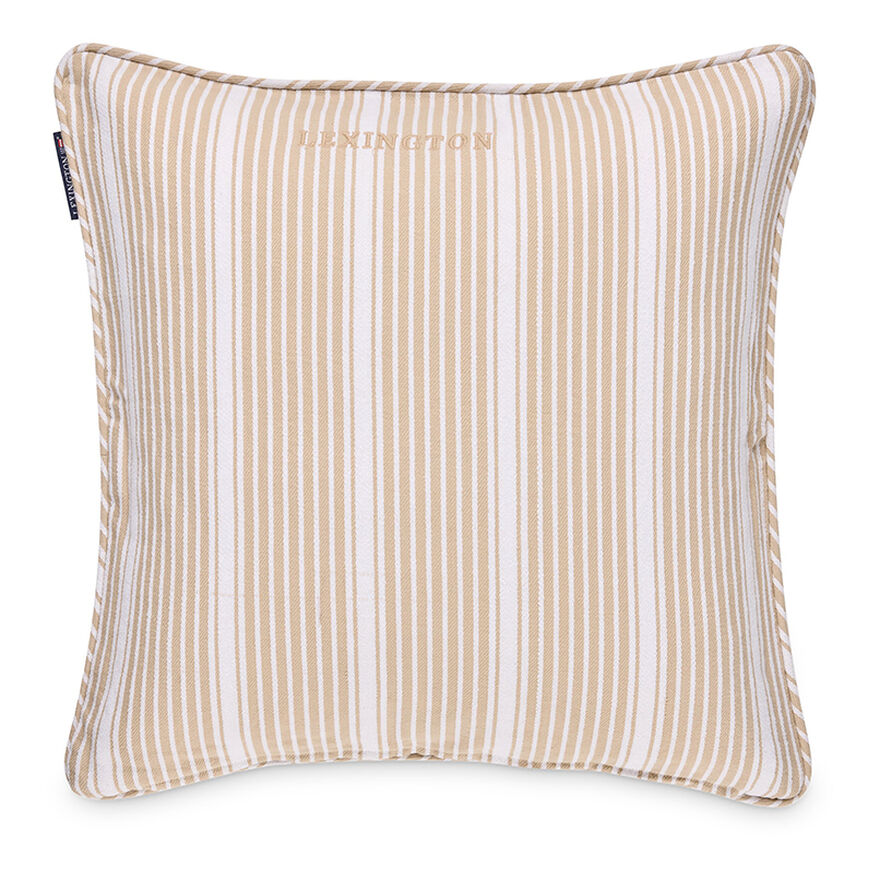 ICONS CLASSIC STRIPED TWILL PILLOW COVER