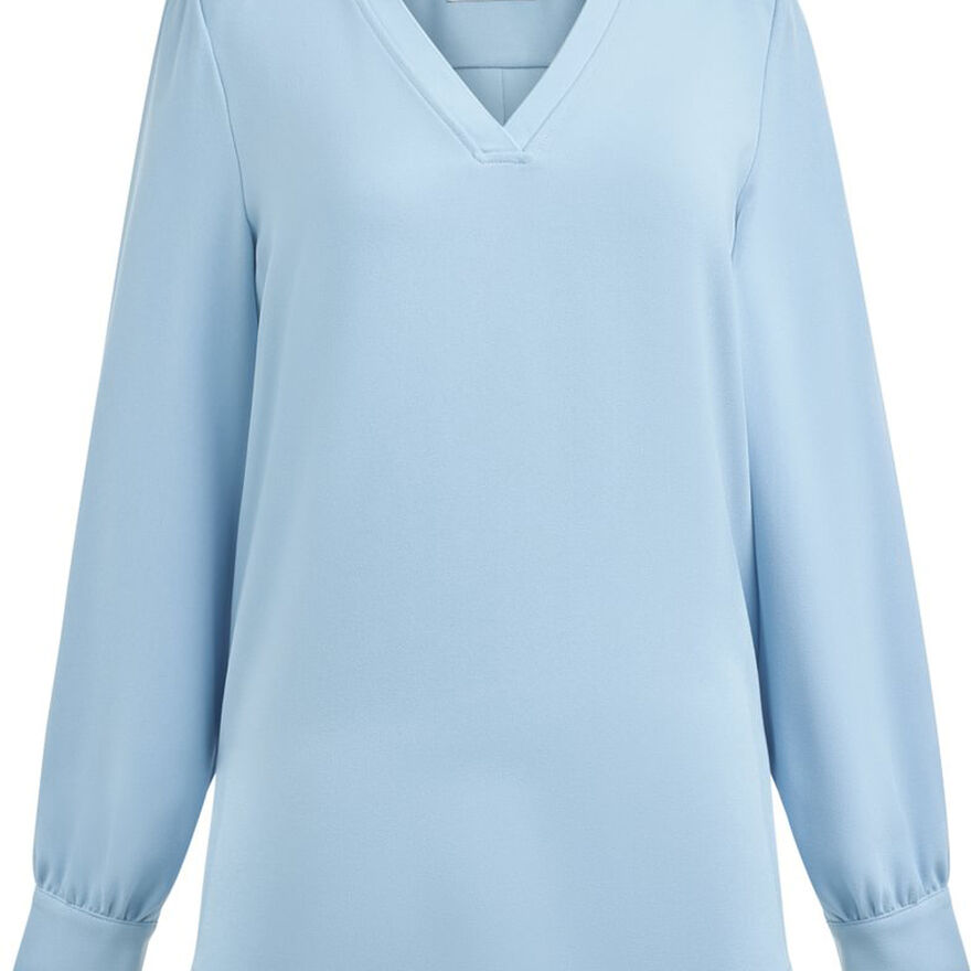 Como V-Neck L/E crepe (D)