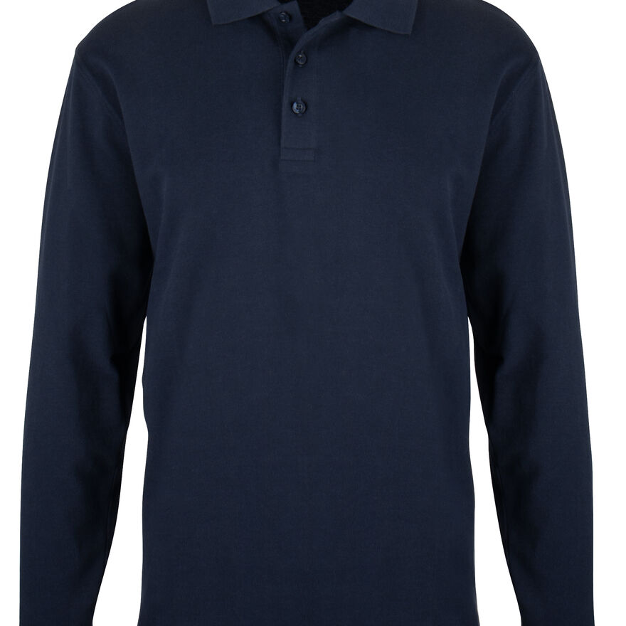 ORGANIC L/S POLO GOTS (U)