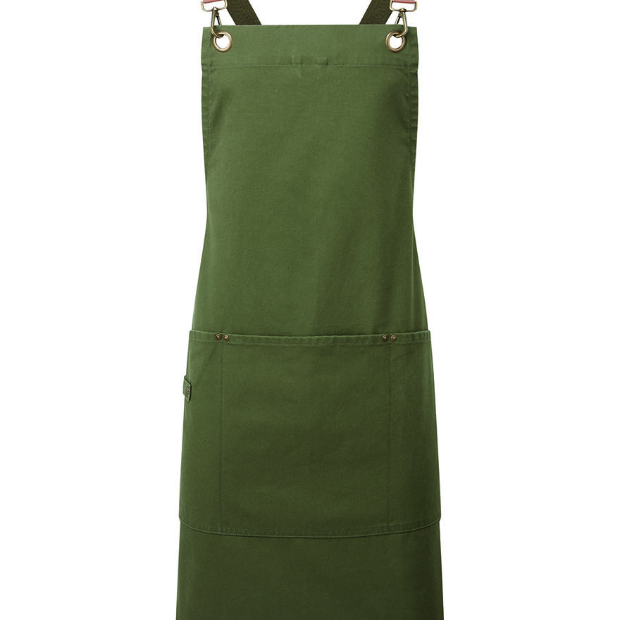 Cross-Back Clip Bib Apron