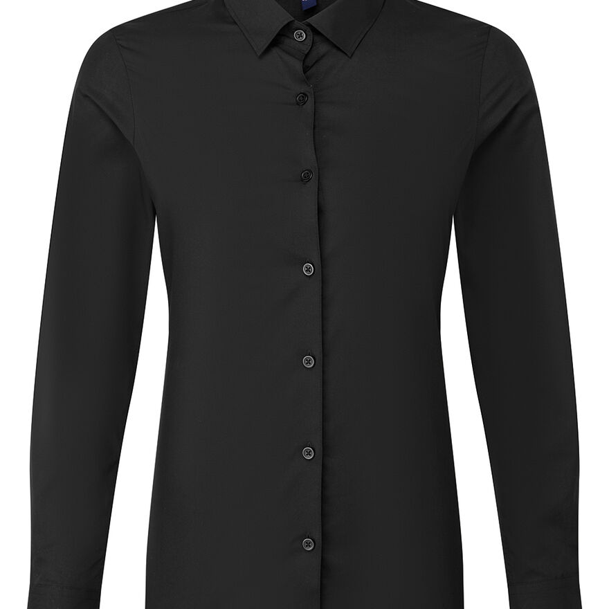 Womens L/S Poplin Shirt