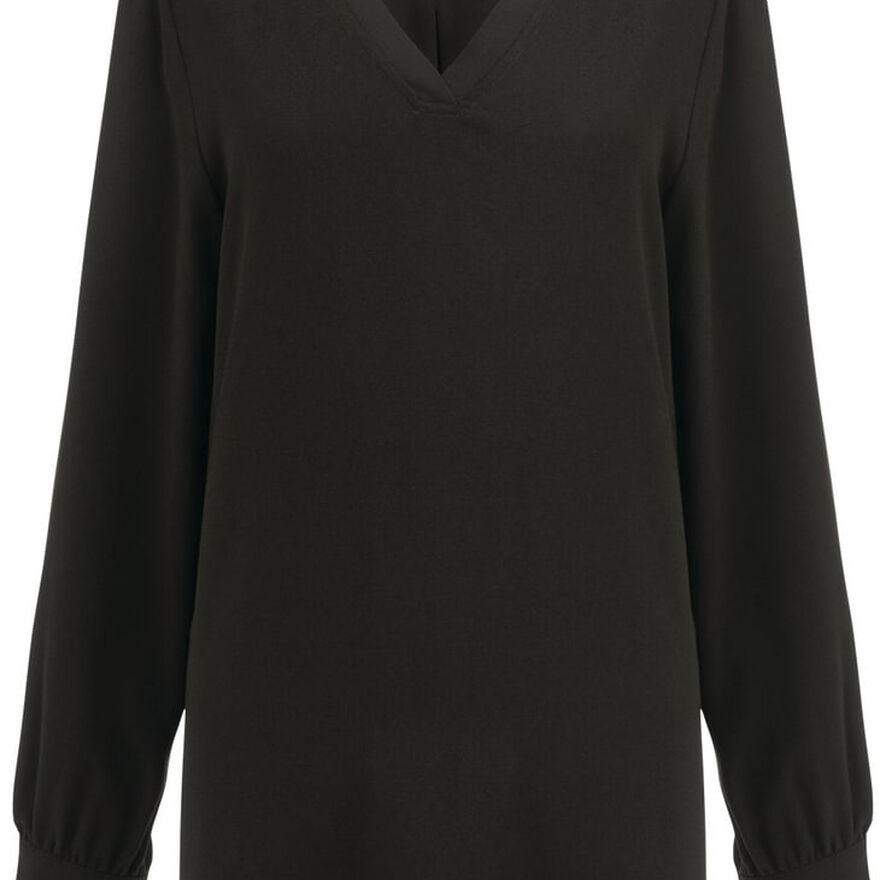 Como V-Neck L/E crepe (D)