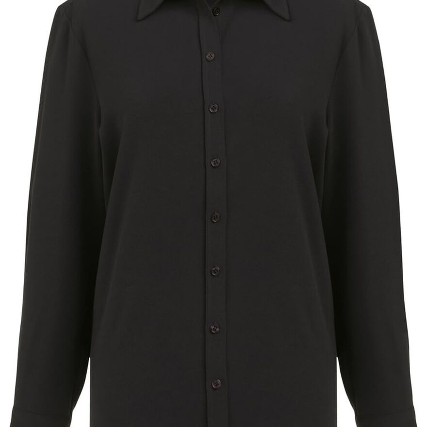 Bergamo L/E Crepe skjorte (D)