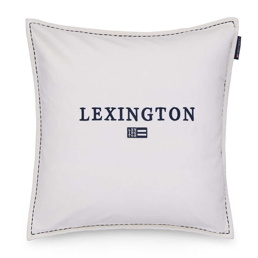 ICONS LEXINGTON LOGO VELVET PILLOW COVER