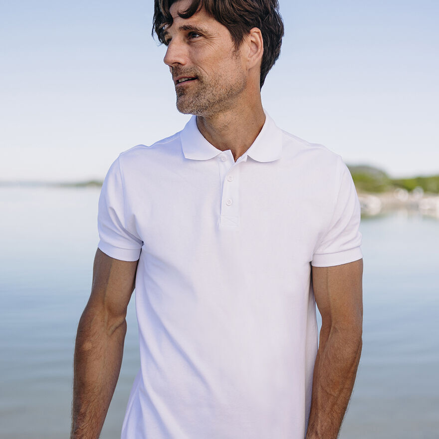 Organic Stretch Polo GOTS